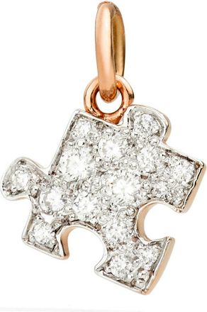 Dodo CIONDOLO PUZZLE ORO ROSA & DIAMANTI BIANCHI
