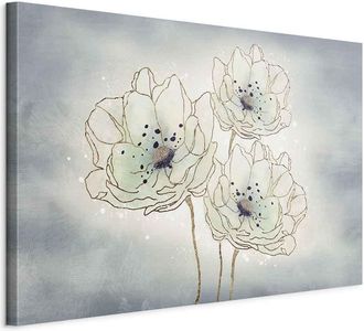 Artgeist Pintura - Flores Del Oc&eacute;ano (1 Parte) Ancha