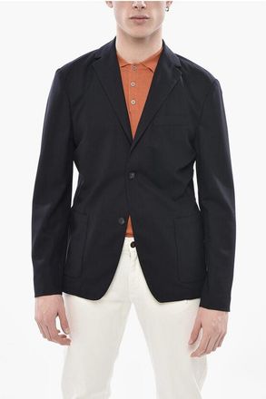 Altea Wool Unlined Single-Breasted Blazer ASTORE size M