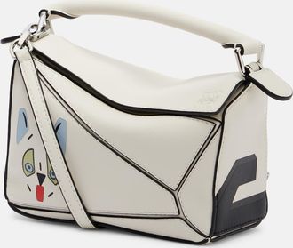 Loewe x Louis Wain Futurist Cat Puzzle tote bag