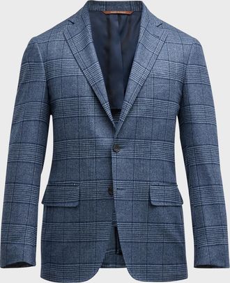 Canali Men & apos;s Large Plaid Sport Coat