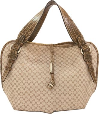 Celine Beige Canvas Tote Bag (Pre-Owned)