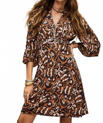 BA&SH Onia Dress In Ocre