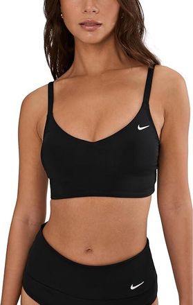 Nike Effortless Essential V-neck Midkini Womens Clothing Black : XS, Polyester/Spandex