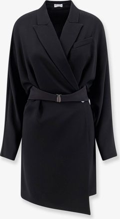 Brunello Cucinelli Vestito Chemisier con fascia Smoking - BRUNELLO CUCINELLI - gender_Woman