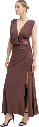 H&eacute;rve L&eacute;ger Mujer, Vestidos, Marr&oacute;n, Talla: XS