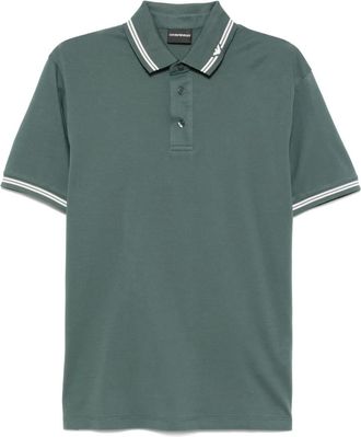Emporio Armani Polo in piqué - Verde