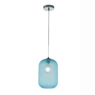 Luce-Ambiente-Design Ashford Suspension in Acquamare Glass 150x20 Cm