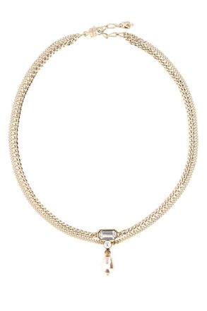 Alexander McQueen Golden Crystal Necklace