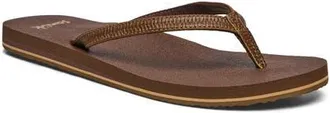 Sanuk Yoga Joy II Flip Flop in Pinecone Woven at Nordstrom, Size 11