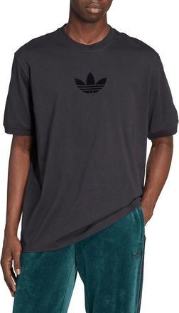 adidas Adicolor Oversize 2000s Cali T-Shirt in Black/Black at Nordstrom, Size Medium R