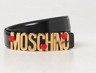 Moschino Couture Woman hotsell Black Leather Belt