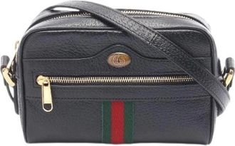 Gucci Pre-owned Cross Body Bags, female, Multicolor, Size: ONE SIZE Pre-owned Ophidia Leather Shoulder Bag