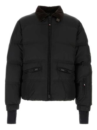 Moncler Yunnan corduroy-collar down jacket - men - Polyamide/Nylon/Down/Feather - 3 - Black