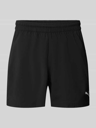 Puma Regular Fit Sportshorts mit Logo-Print Modell TAD ESSENTIALS in Black, Gr&ouml;&szlig;e XXL