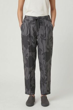 Brunello Cucinelli Grey Linen Relaxed Trousers, Brand Size 44 (US Size 10)
