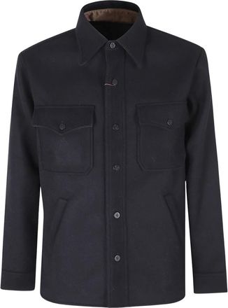 Fortela Ringo Ma182 Overshirt - - Shirts - Uomo - Blu - XL