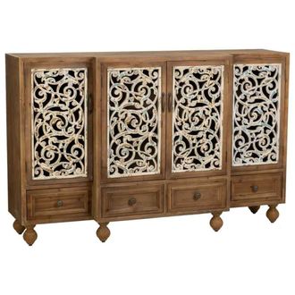 Wanderlust Deco Aparador de madera marr&oacute;n 160x42x102