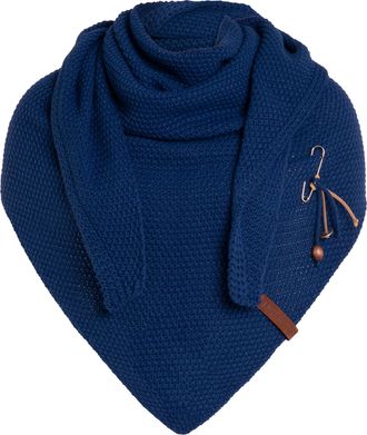 Knit Factory Coco Knitted Shawl - Premium Triangle Scarf Women - Chunky winter scarf - Ladies scarf - Winter shawl - Manufactured in Europe - Xmas gift for women -