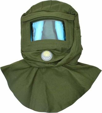 OEM Capota Para Chorreadora De Arena, Parabrisas/m&aacute;scara Para Chorreadora De Arena, M&aacute;scara De Protecci&oacute;n Contra El Polvo (verde)