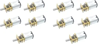 OEM 10 Unidades De Motorreductores Met&aacute;licos Ga12-n20 De 3 V Y 15 Rpm