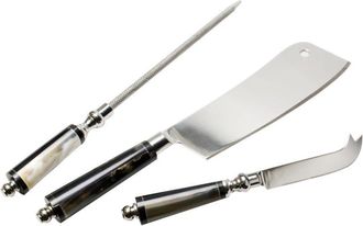 Vacchetti Cubiertos Con 3 Cuchillos Cm22/30