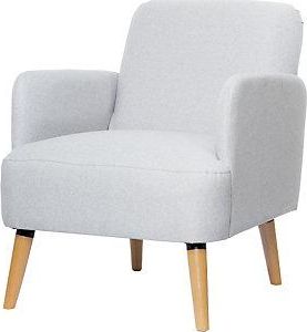 Paperflow Paperflow - Sill&oacute;n Brooks Patas De Madera Maciza Gris Claro