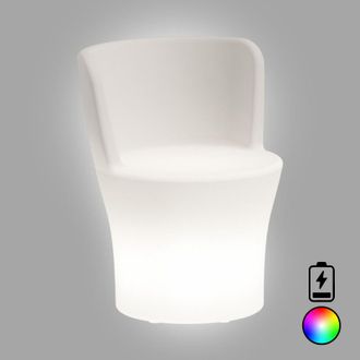 Monacis Sill&oacute;n Luminoso De Dise&ntilde;o Moderno, &Oslash;60 H80, En Pol&iacute;mero Led Multicolor Para Uso Interior Y Exterior - Fabricado En Italia - Monacis
