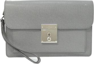 Louis Vuitton Glacier Leather Clutch Bag (Pre-Owned)