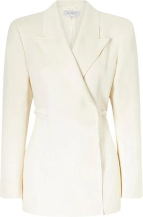 Gabriela Hearst Kleedjes, Dames, Wit, L, Wol, Epona Blazer