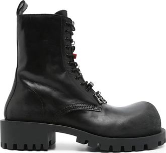 Balenciaga Hummer veterlaarzen - Zwart