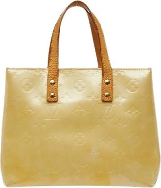 Louis Vuitton Pre-owned Handbags, female, Beige, Size: ONE SIZE Pre-owned Vintage Leather Handbag