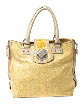Etro paisley-print tote bag - Yellow