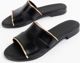 Purapiel Sandaal Hacca Zwart