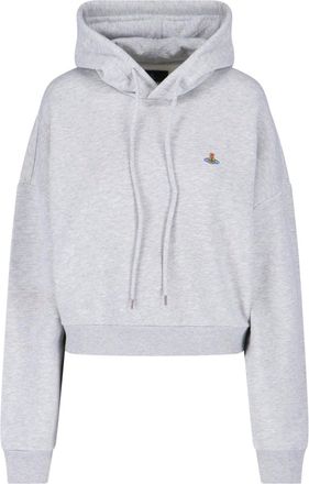 Vivienne Westwood Grey Ashton Crew Neck Knit Hooded Sweatshirt