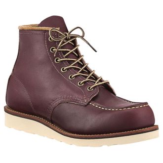 Red Wing Shoes 6 Moc Leather Mens Ankle Boots - Oxblood - Size:UK 9.5