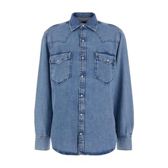 AG - Adriano Goldschmied Mujer, Blusas y Camisas, Azul, Talla: XS