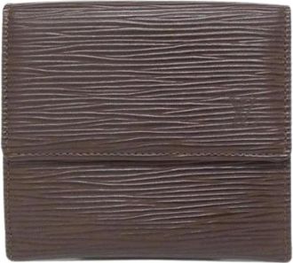 Louis Vuitton Pre-owned Wallets, male, Brown, Size: ONE SIZE Pre-owned Leather wallets