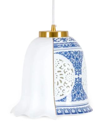 Seletti Lauvia kroonluchter met bloemenpatroon - Wit