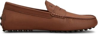 Tod's Gommino loafers - men - Rubber/CALFSKIN/Calf Leather/Calf Leather - 5.5 - Brown