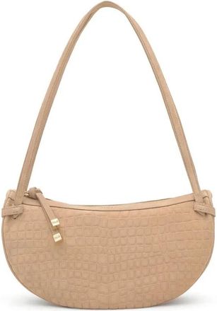 Tous Halfmoon Schoudertas - Dames - Schoudertassen - Beige - ONE Size - Leer - Tassen