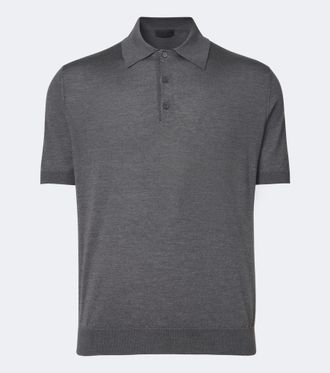 Prada Cashmere and silk polo shirt