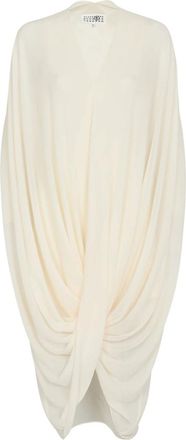 Maison Margiela Cream Crape Midi Dress