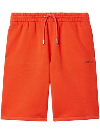 Off-white Vibe Arrow track shorts - men - Cotton - L - Orange