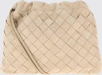 Bottega Veneta Mini borsa in pelle scamosciata con motivo Intrecciato