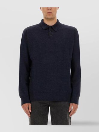 Maison Margiela wool long-sleeve polo shirt