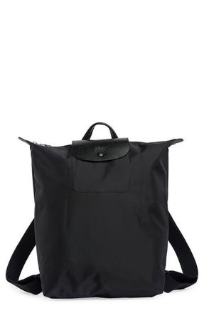 Longchamp Medium Le Pliage One Backpack in Black at Nordstrom