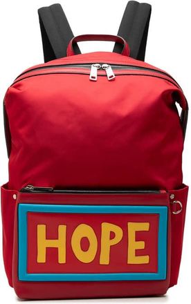 Fendi Pre-owned Fendi Nylon Vocabulary Hope Backpack Unisex 53A5PA8L96U3Y5GN
