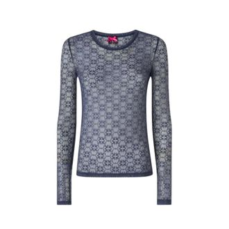 Pinko Pinko - Blouses & Shirts > Blouses - Dames - Longsleeves - Blauw - L - Tops