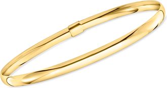 Ross-Simons Italian 14kt Yellow Gold Bangle Bracelet